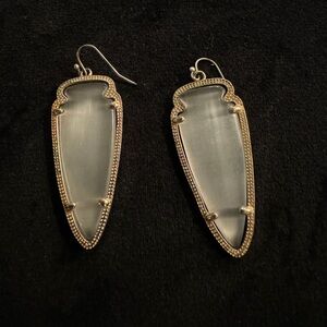 Kendra Scott grey earrings